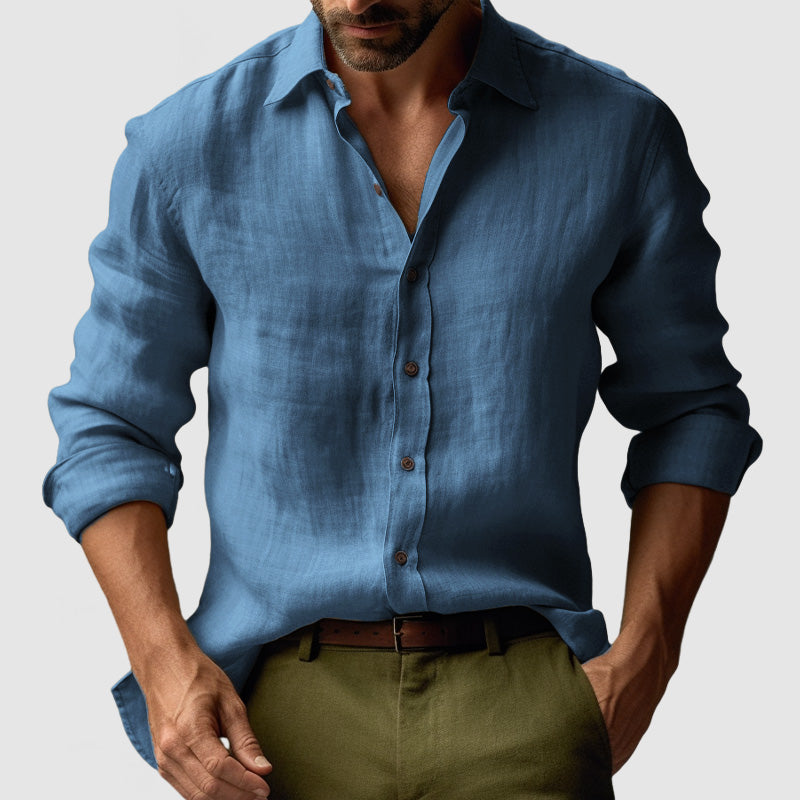 Men’s Casual Button-Down Shirt | Long Sleeve