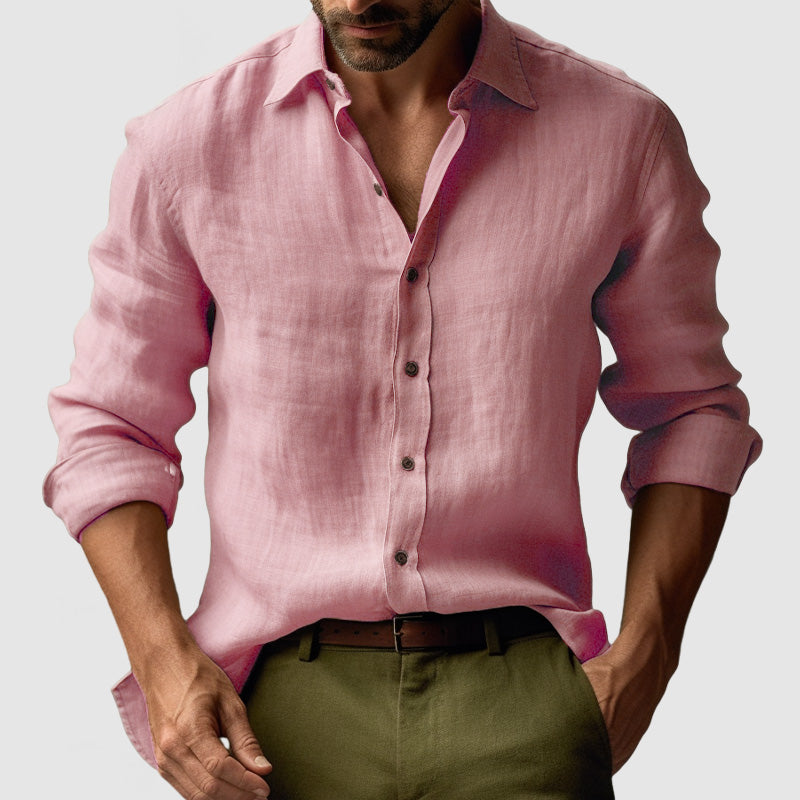Men’s Casual Button-Down Shirt | Long Sleeve
