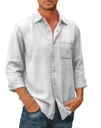 Men's Long-Sleeve Button-Down Shirt | Casual