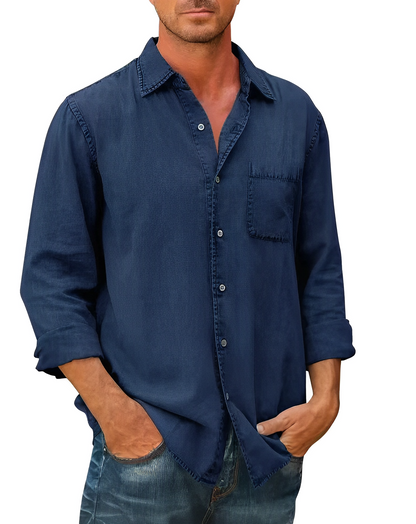 Men's Long-Sleeve Button-Down Shirt | Casual