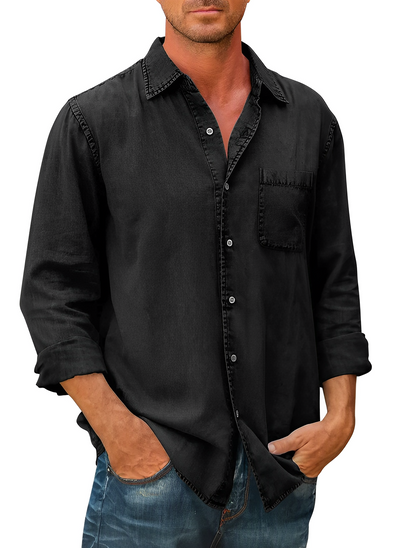 Men's Long-Sleeve Button-Down Shirt | Casual