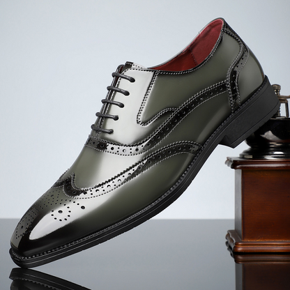 Men's Brogue Elegance Shoes | Patent