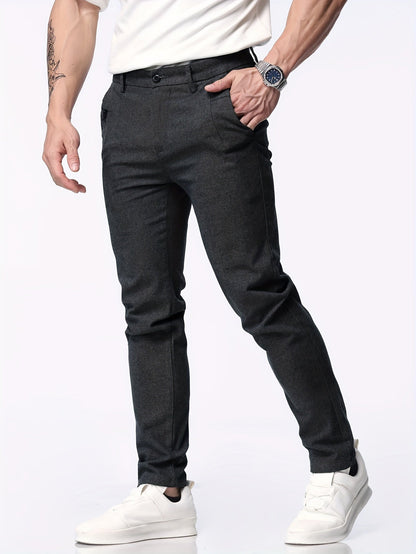 Men's Slim Fit Casual Business Pants | Chino