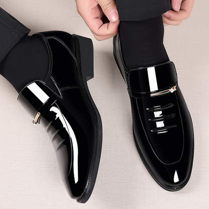 Men's Glossy Formal Shoes | Slip-On
