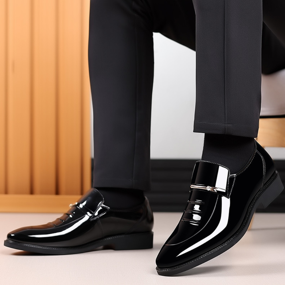 Men's Glossy Formal Shoes | Slip-On
