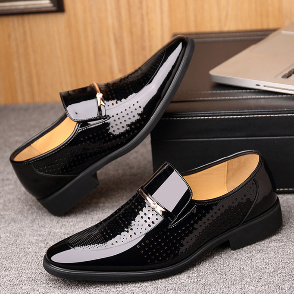 Men's Glossy Formal Shoes | Slip-On