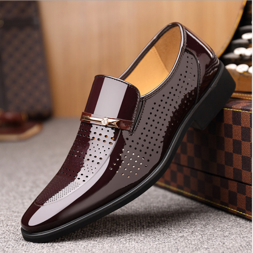 Men's Glossy Formal Shoes | Slip-On