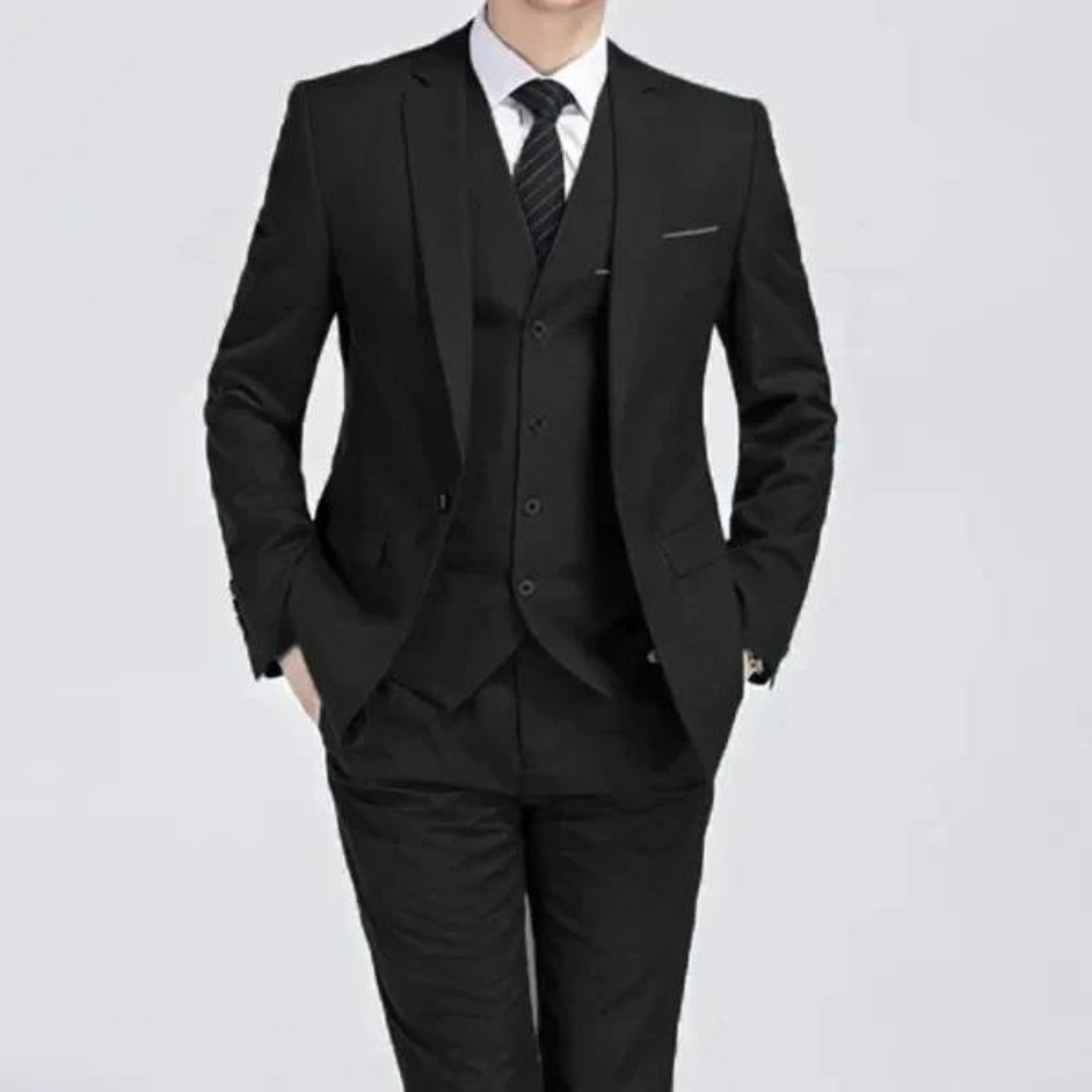Men's Single-Button Suits | Three-Piece