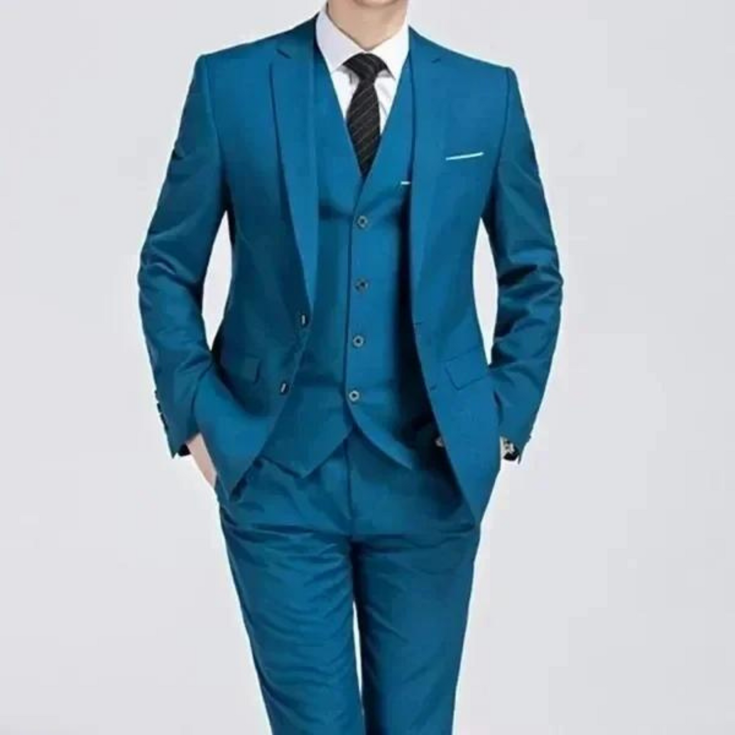 Men's Single-Button Suits | Three-Piece
