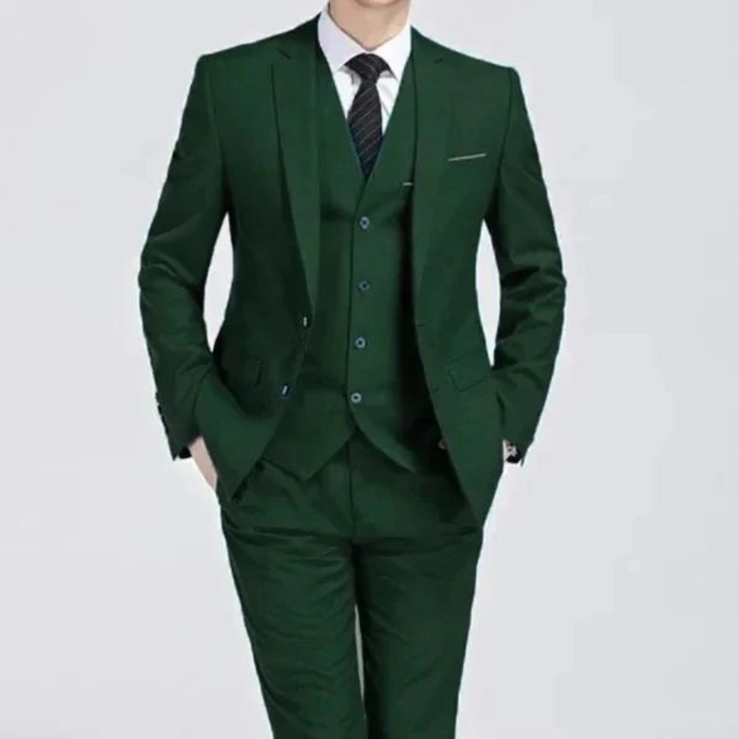 Men's Single-Button Suits | Three-Piece