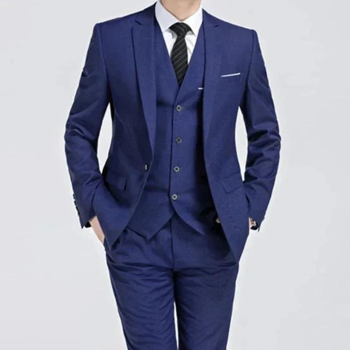 Men's Single-Button Suits | Three-Piece