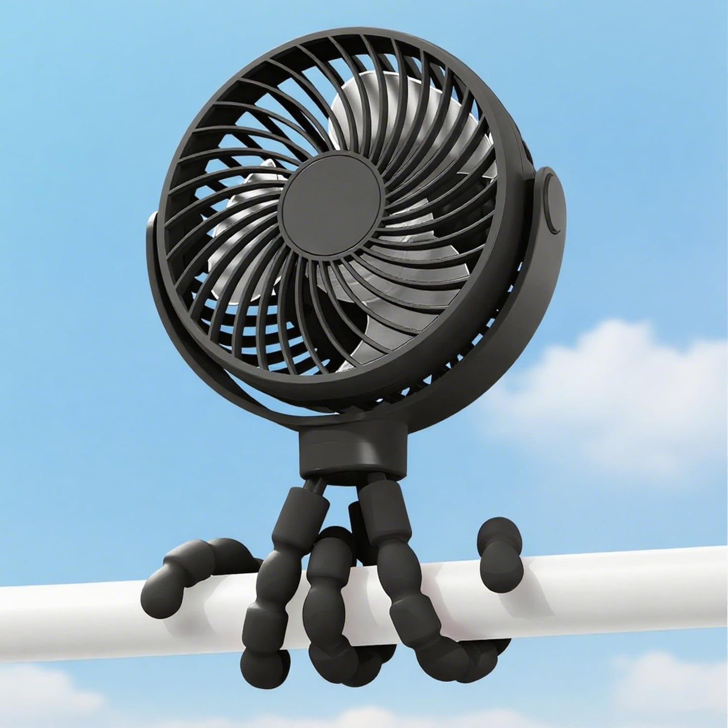 Battery-Operated Clip-On Portable Stroller Fan