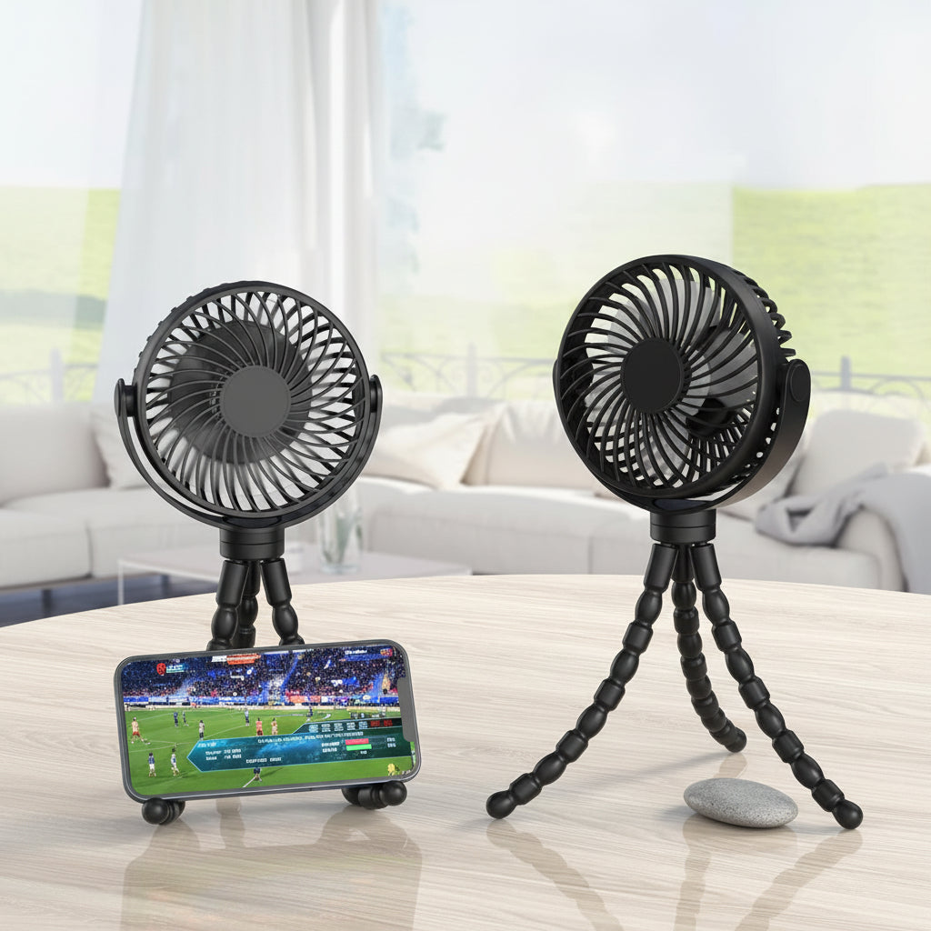 Battery-Operated Clip-On Portable Stroller Fan