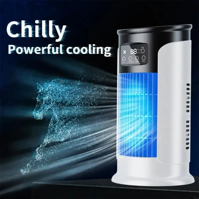 Portable Evaporative Air Cooler with Fan and Humidification