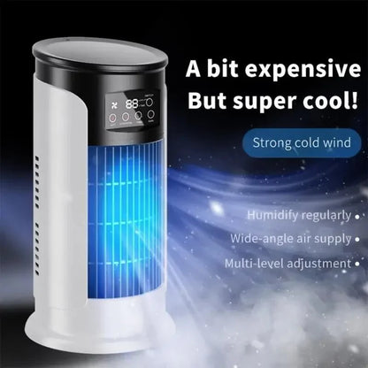 Portable Evaporative Air Cooler with Fan and Humidification