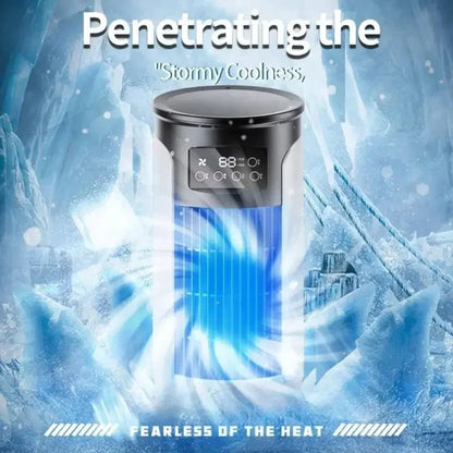 Portable Evaporative Air Cooler with Fan and Humidification