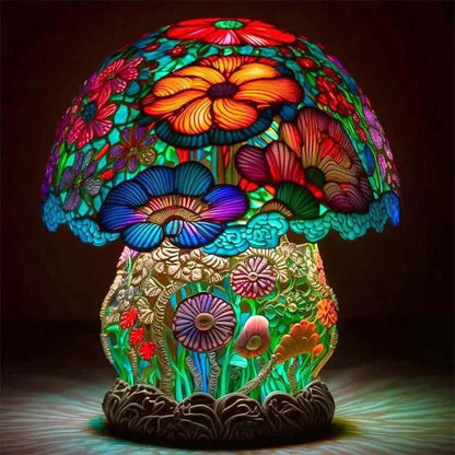 Mosaic Lamp for Soft Illumination and Decorative Ambiance