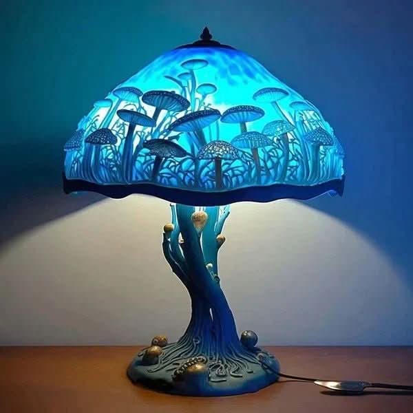 Mosaic Lamp for Soft Illumination and Decorative Ambiance