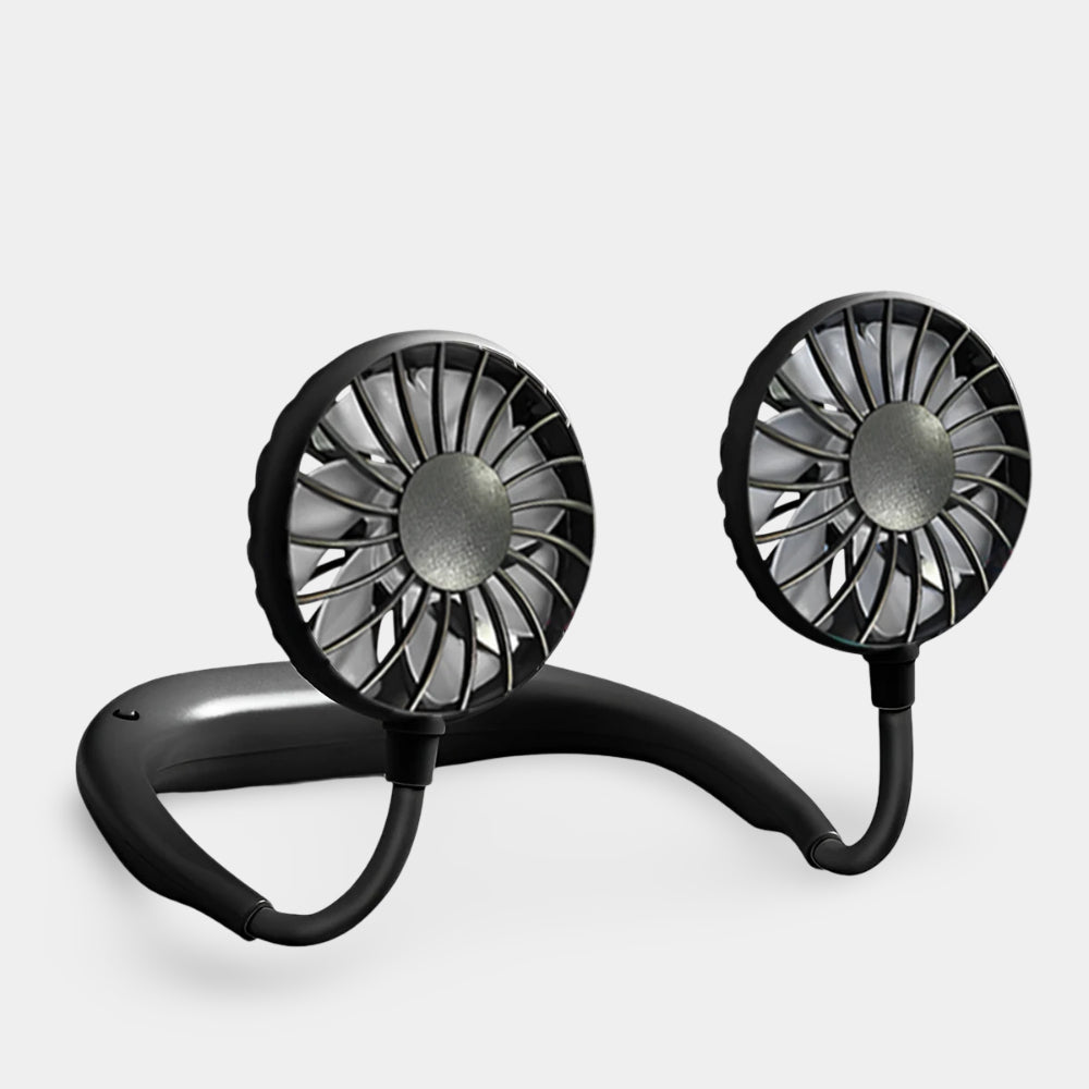 Portable Hands-Free Rechargeable Neck Fan Cooling Device