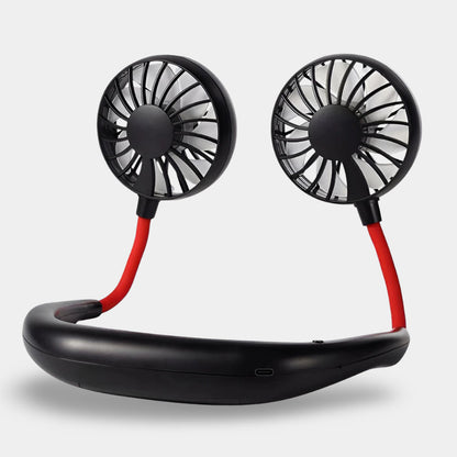 Portable Hands-Free Rechargeable Neck Fan Cooling Device