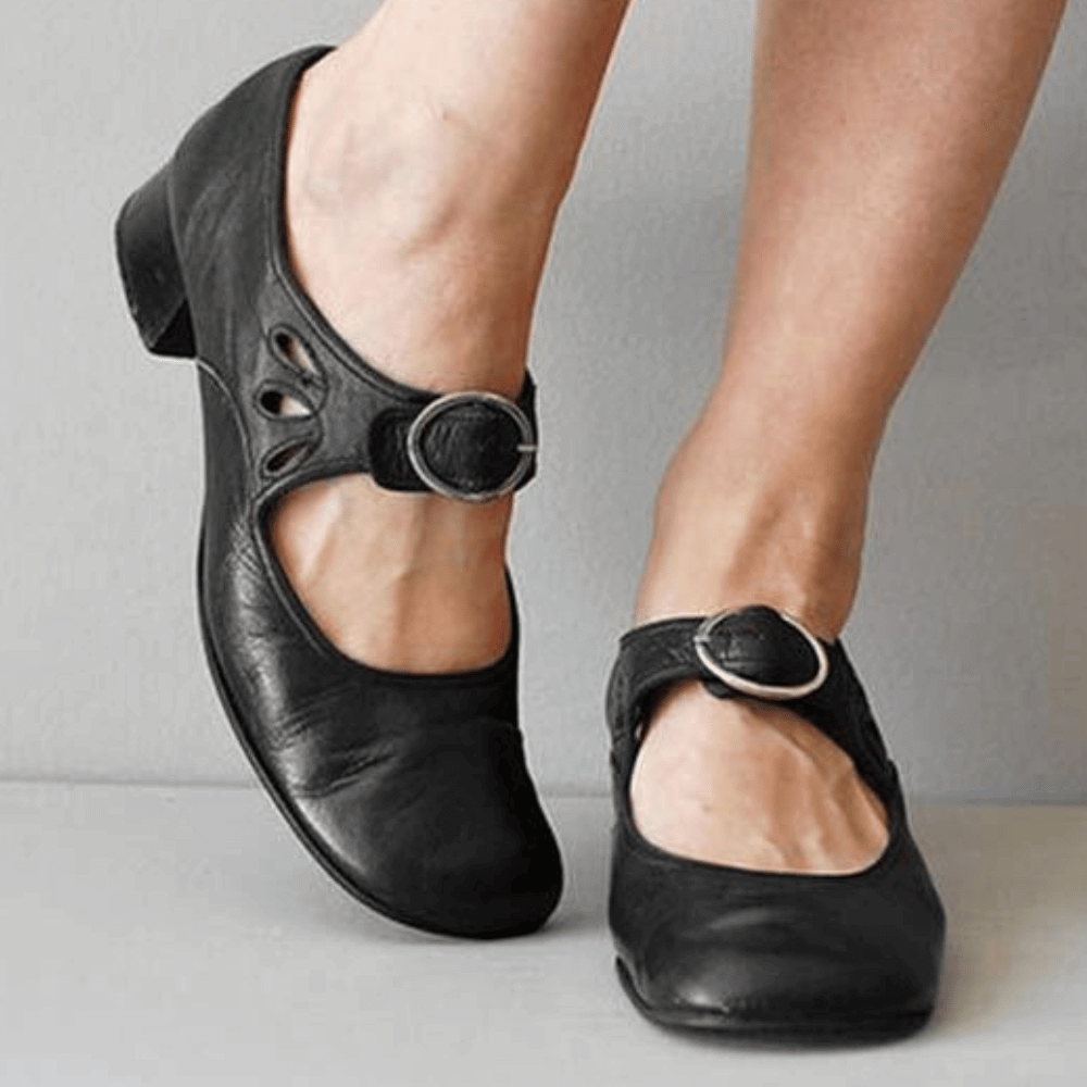 Women's Mary Jane Sandals | with Buckle Strap
