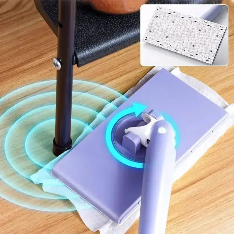 360° Mini Mop with Pressure Mechanism – Hands-Free Floor Cleaning Tool