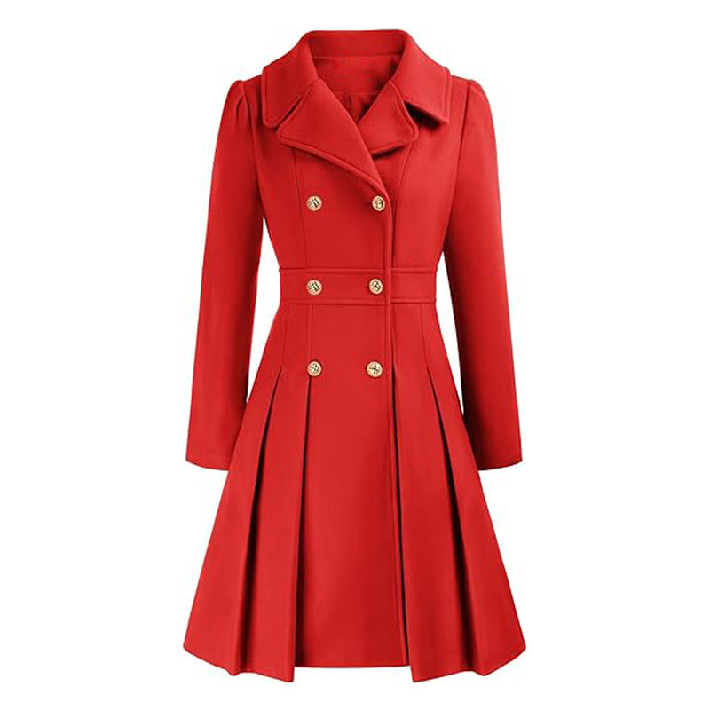 Getailleerde trenchcoat voor dames | Dubbele knoopsluiting