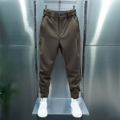 Men's Casual Harem Pants | with Elastic Waistband and Adjustable Cuffs