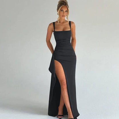 Women's High Slit Formal Evening Gown | Maxi