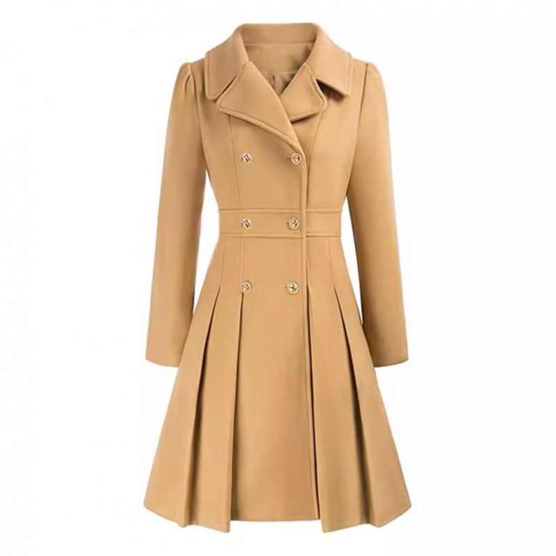 Getailleerde trenchcoat voor dames | Dubbele knoopsluiting