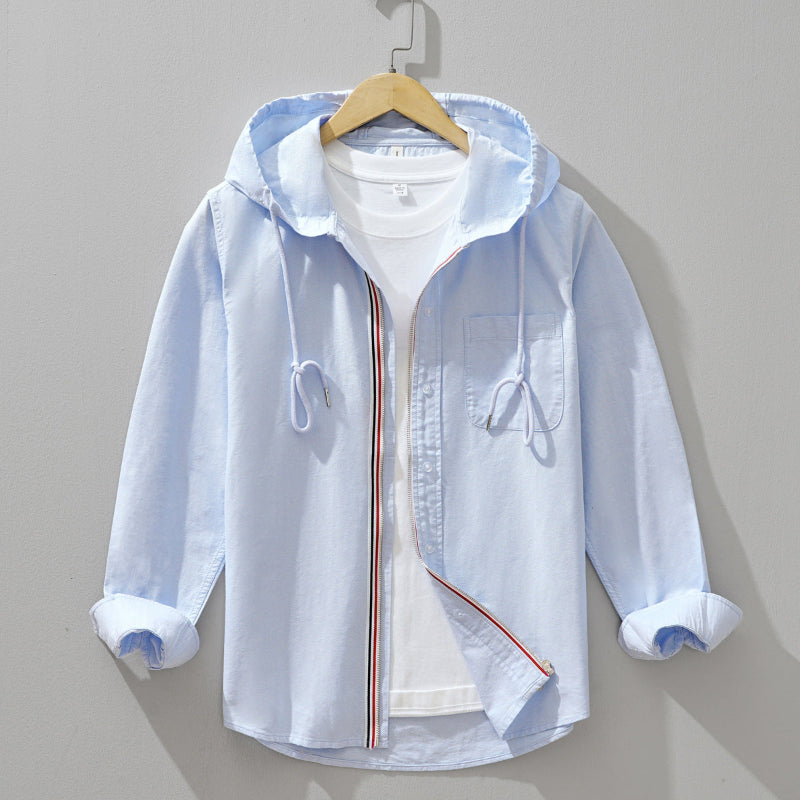 Men's Long Sleeve Transitional Jacket | with Hood