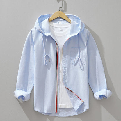Men's Long Sleeve Transitional Jacket | with Hood
