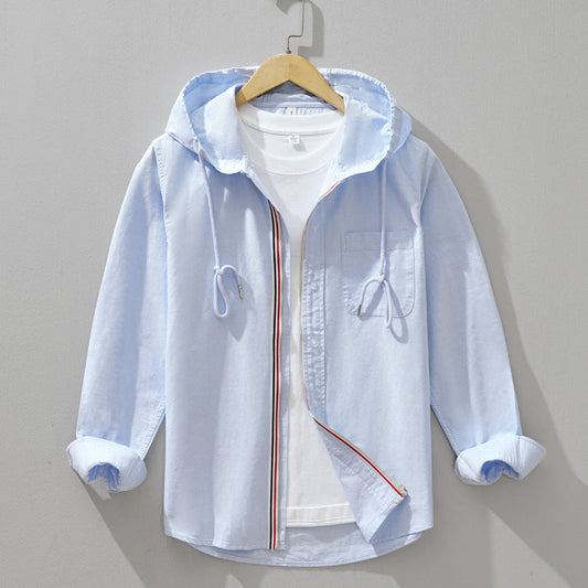 Men's Long Sleeve Transitional Jacket | with Hood