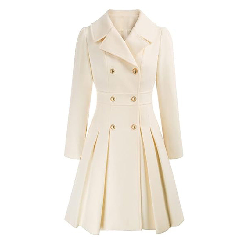 Getailleerde trenchcoat voor dames | Dubbele knoopsluiting