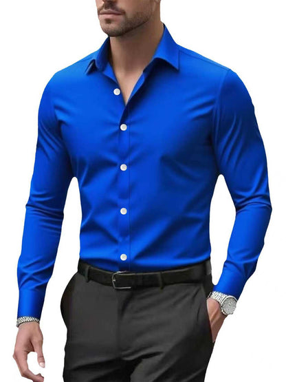 Men's Smart Casual Collared Shirt | Long Sleeve