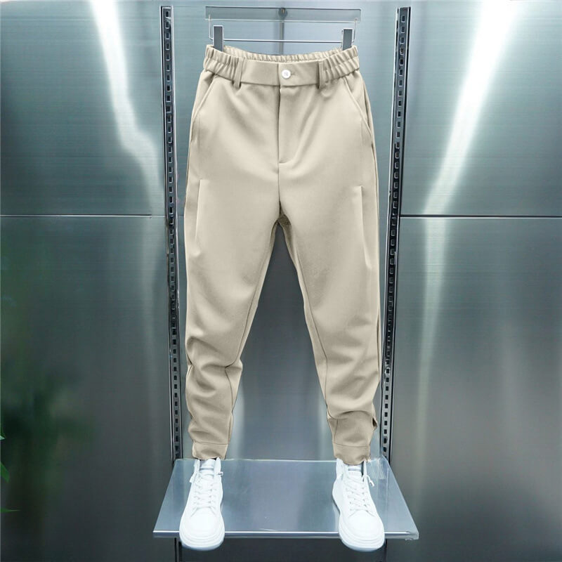 Men's Casual Harem Pants | with Elastic Waistband and Adjustable Cuffs