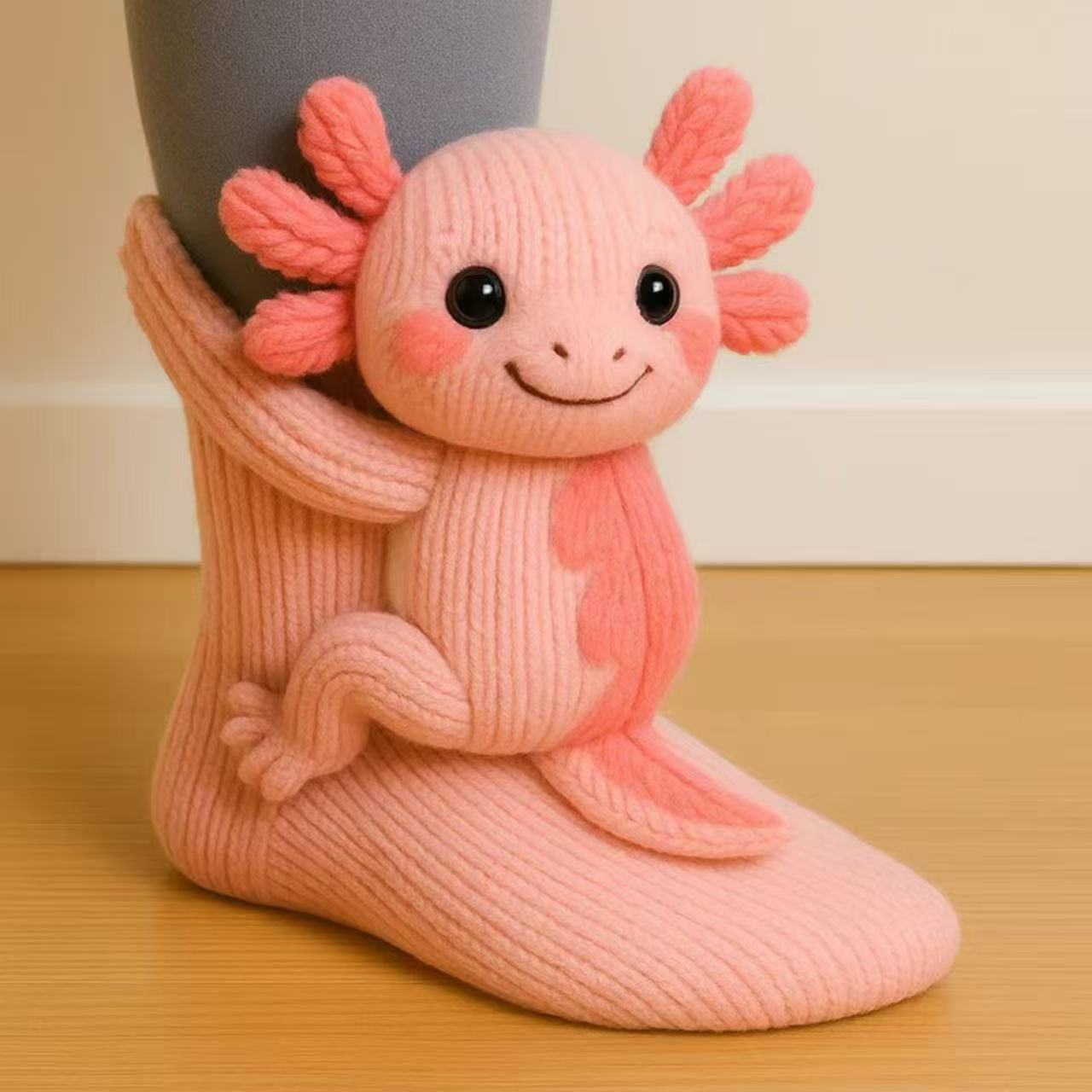 Unisex Soft and Cozy Animal-Patterned Winter House Socks