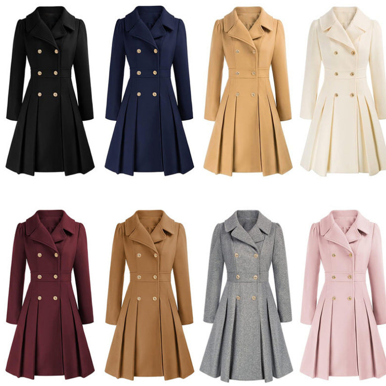 Getailleerde trenchcoat voor dames | Dubbele knoopsluiting