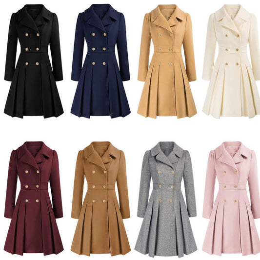Getailleerde trenchcoat voor dames | Dubbele knoopsluiting