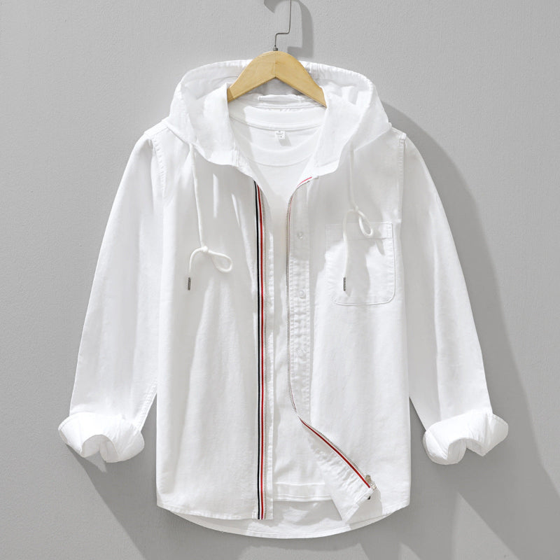Men's Long Sleeve Transitional Jacket | with Hood