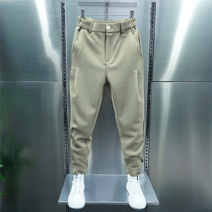 Men's Casual Harem Pants | with Elastic Waistband and Adjustable Cuffs