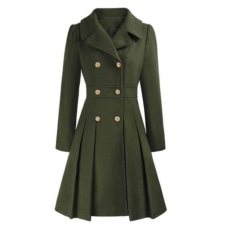 Getailleerde trenchcoat voor dames | Dubbele knoopsluiting