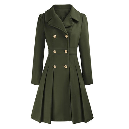 Getailleerde trenchcoat voor dames | Dubbele knoopsluiting