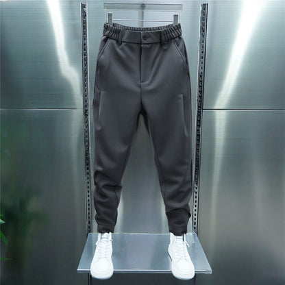 Men's Casual Harem Pants | with Elastic Waistband and Adjustable Cuffs
