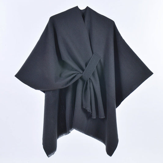Cape ceinturée style kimono pour femme - Nadia