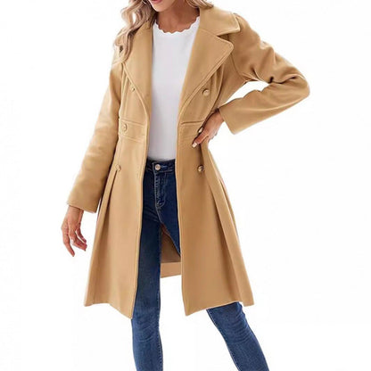 Getailleerde trenchcoat voor dames | Dubbele knoopsluiting