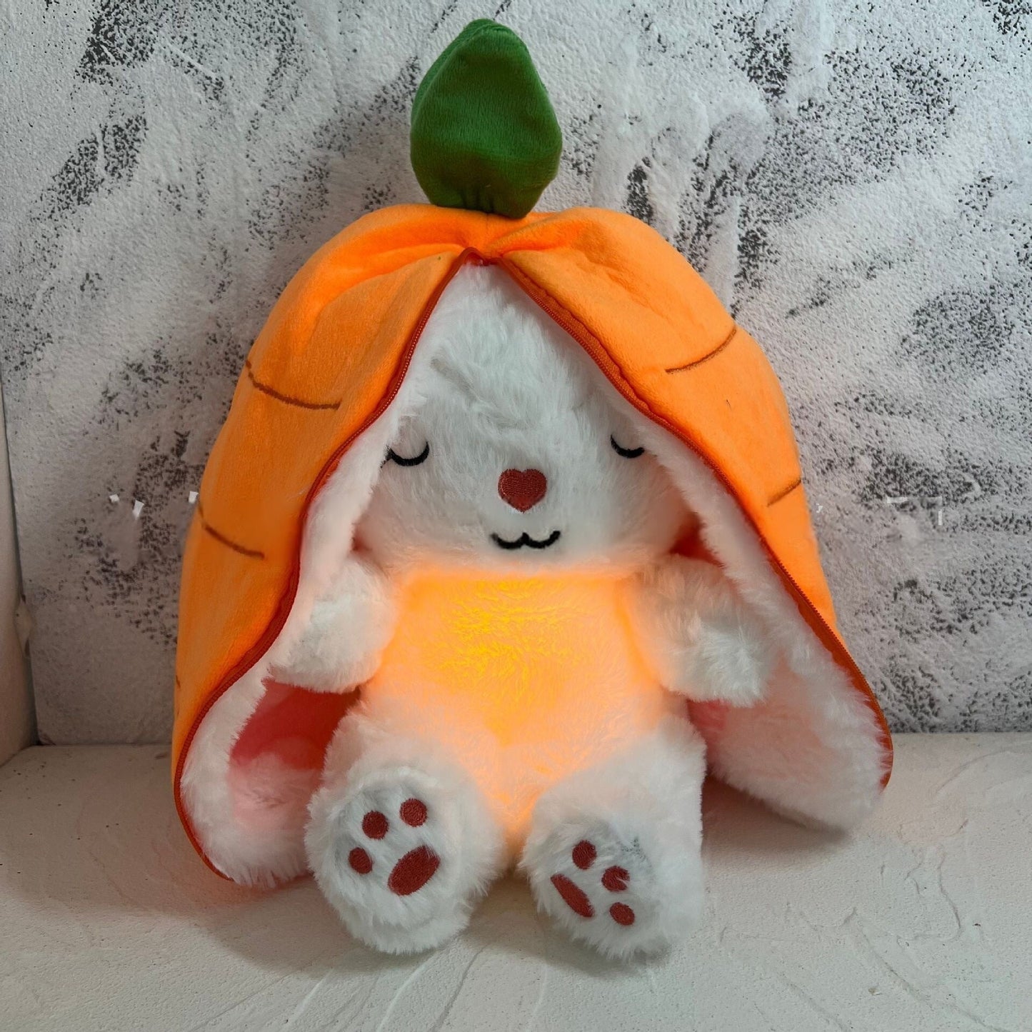 Soft Sleep Aid Toy with Breathing Light for Kids' Relaxation