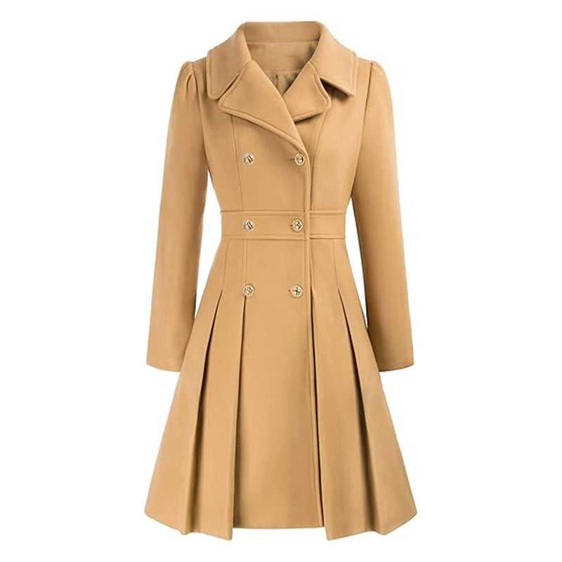 Getailleerde trenchcoat voor dames | Dubbele knoopsluiting