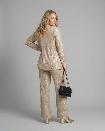 Women's Two-Piece Pantsuit | Festive Outfit