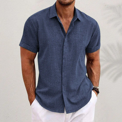 Men's Short Sleeve Button Down Summer Shirt | Regular Fit